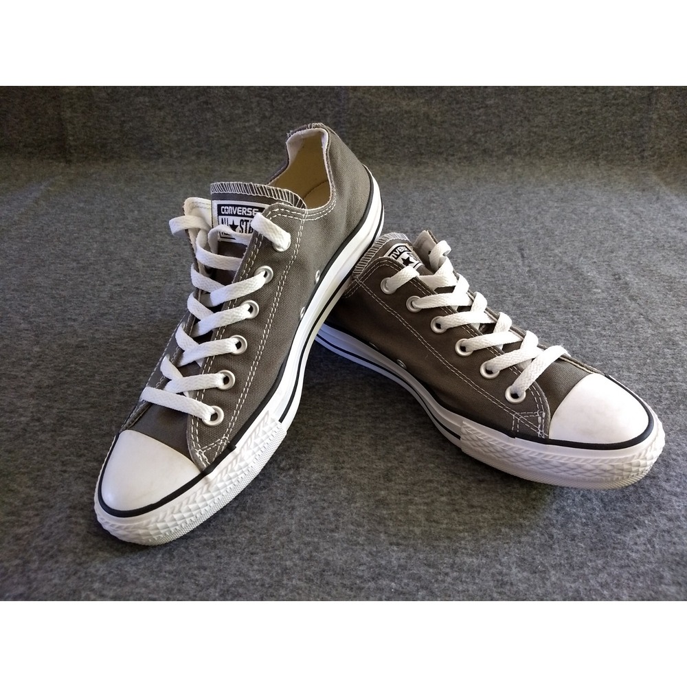 Converse Chuck Taylor All Star Sneakers Low Top Drk Gray Lace Up Unisex M-8/W-10 - Picture 2 of 16